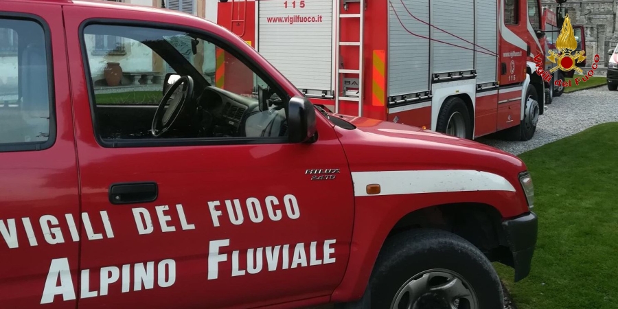 Varese, intervento dei Vigili del fuoco per soccorso a persona nel comune di Casalzuigno