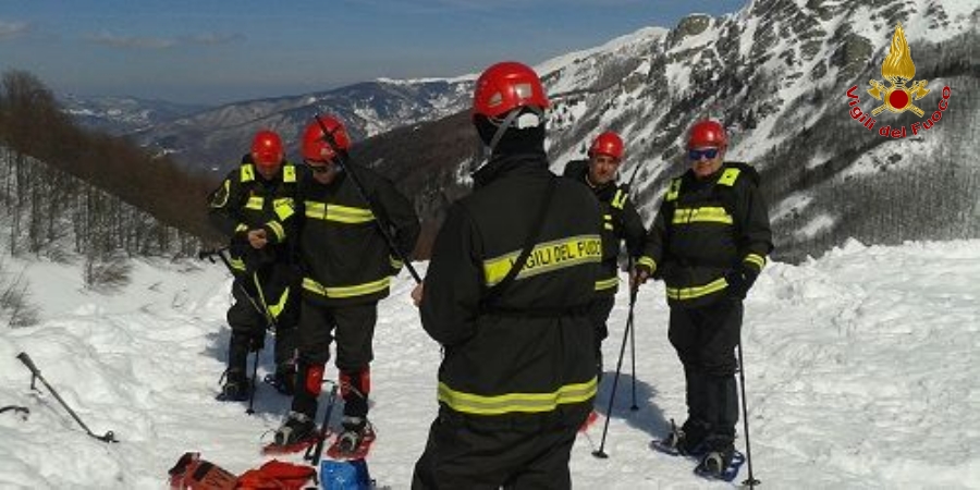 Pistoia, attività addestrativa neve-ghiaccio in Val di Luce-Abetone