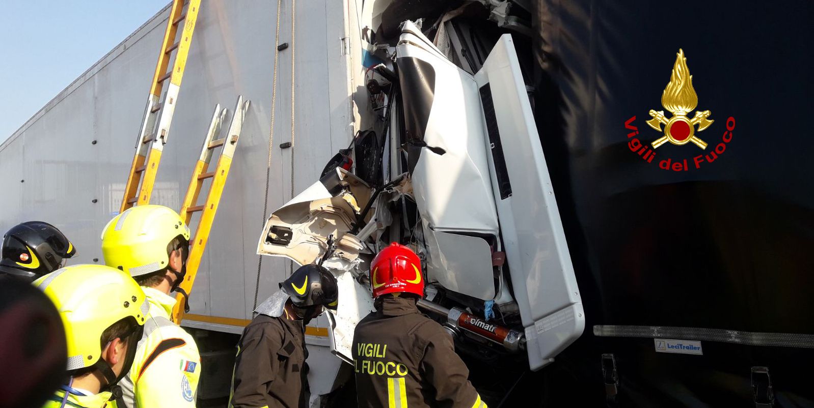 Vincenza, tamponamento tra mezzi pesanti sulla "A.4"