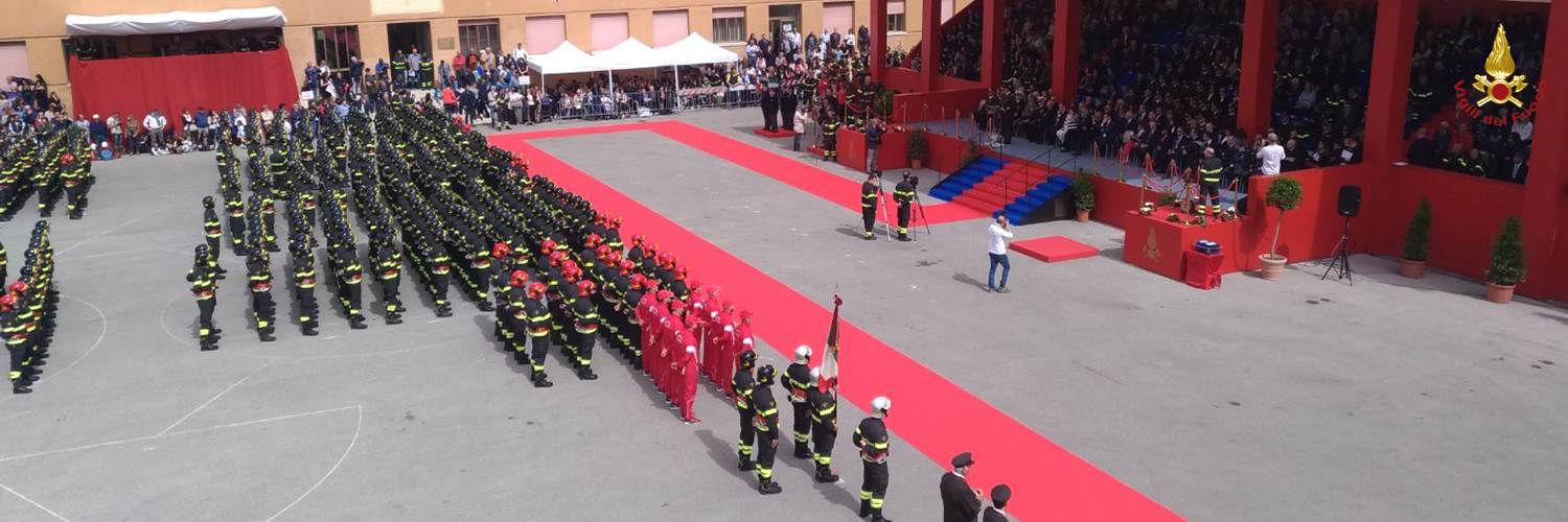 Giuramento dell'81° corso degli allievi dei Vigili del Fuoco