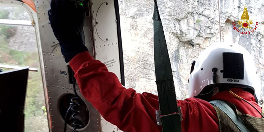 Savona, recuperato alpinista nella falesia di Castelbianco
