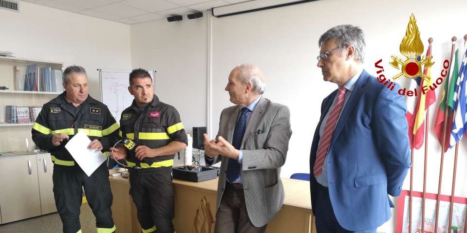 Sassari, ufficializzata la donazione al distaccamento di Olbia di un "Cerca fughe di