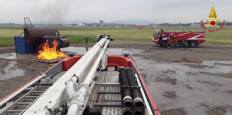 Rimini, concluso il corso per soccorritore aeroportuale