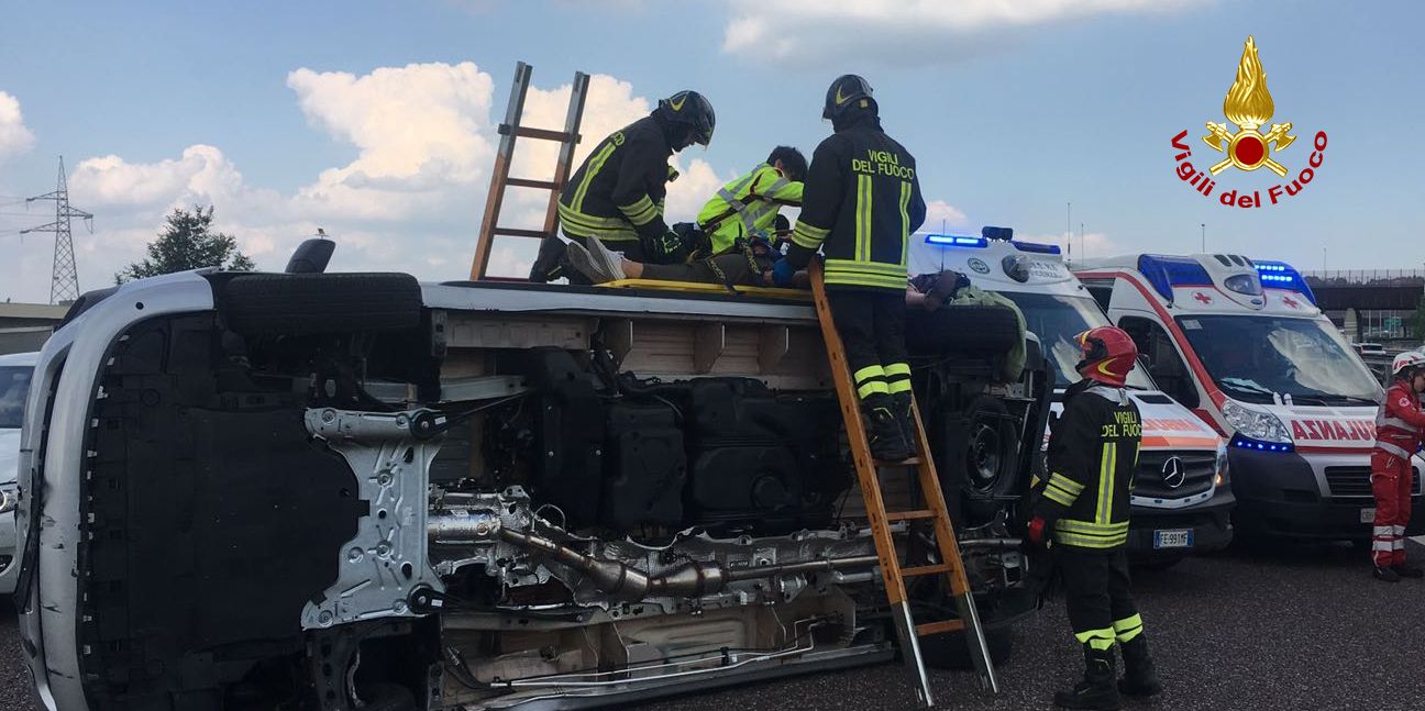 Vicenza, incidente stradale lungo la "A.4" nei pressi del casello Vicenza Ovest