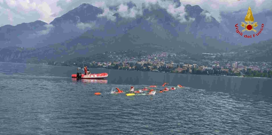 Lecco, attività addestrativa per gli specialistI SA (Soccorso Acquatico)