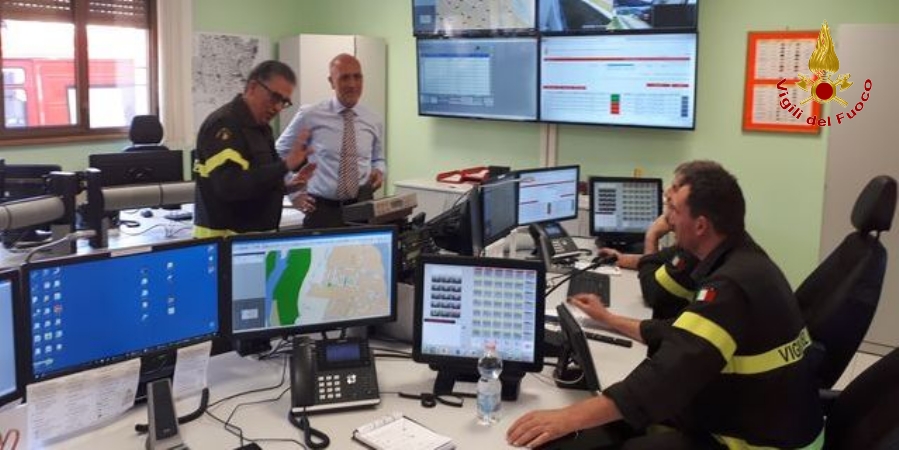 Gorizia, il Prefetto, Massimo Marchesiello in visita al Comando provinciale dei Vigili del Fuoco