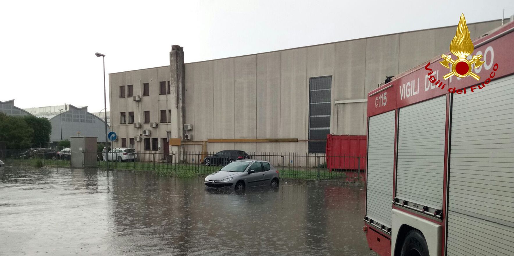 Padova, allagamenti in seguito a violento nubifragio