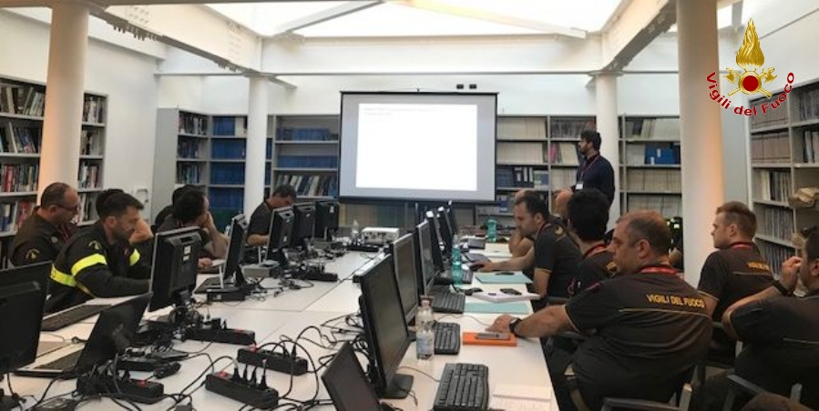Agenzia Spaziale Italiana (ASI), attività formativa riservato al personale Vigili del Fuoco
