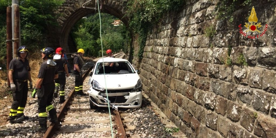 Trieste, incidente stradale all'imbocco di un sovrappasso ferrorivario