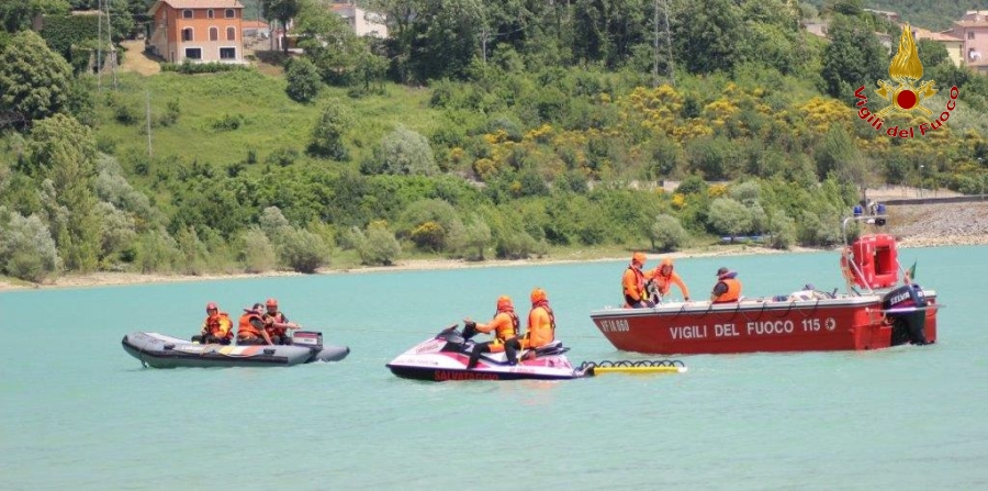 Isernia, conclusa l'esercitazione interforze presso il lago di Castel San Vincenzo