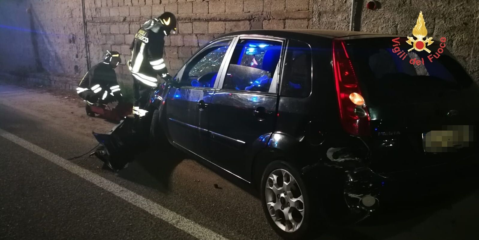 Catanzaro, incidente stradale in centro città
