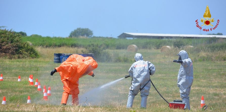 Roma, giornata addestrativa con il 7° Rgt. NBC "Cremona"dell'Esercito di stanza a Civitavecchia