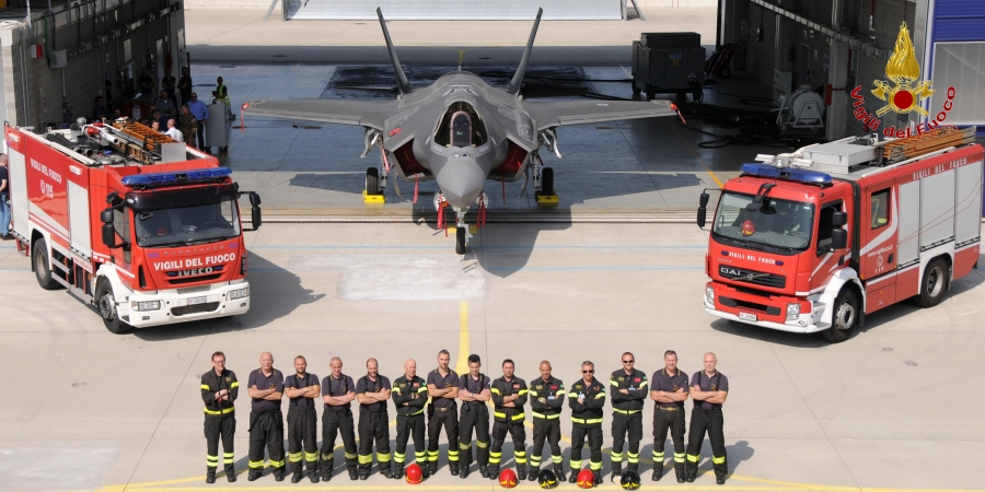 Novara, esercitazione aeroportuale a Cameri