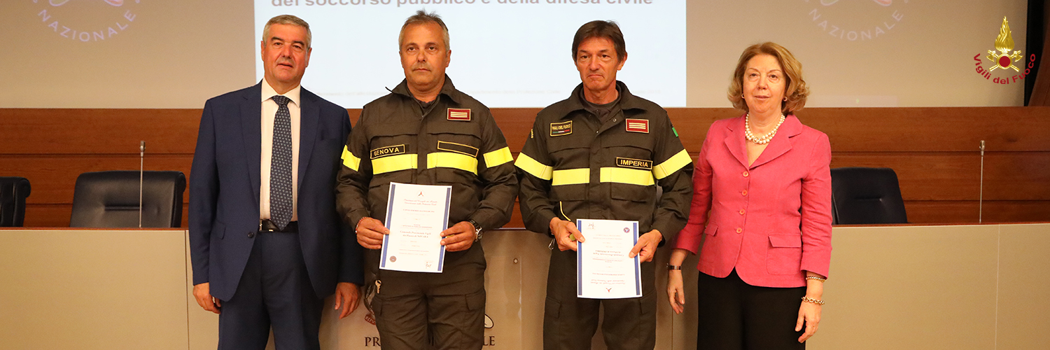 Roma, consegnate le attestazioni di pubblica benemerenza del Dipartimento della Protezione Civile