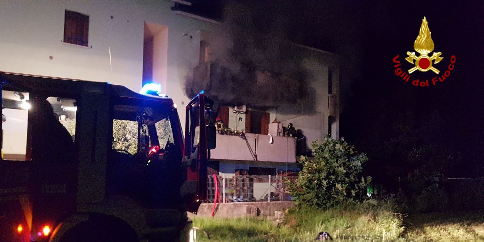 Vicenza, incendio abitazione sulla strada Marosticana