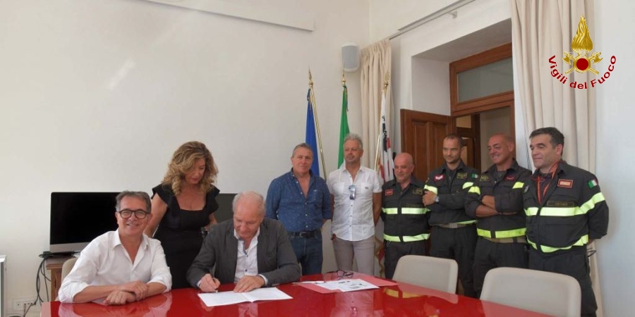 Sassari, siglato accordo tra i Vigili del Fuoco ed il Comune di Olbia