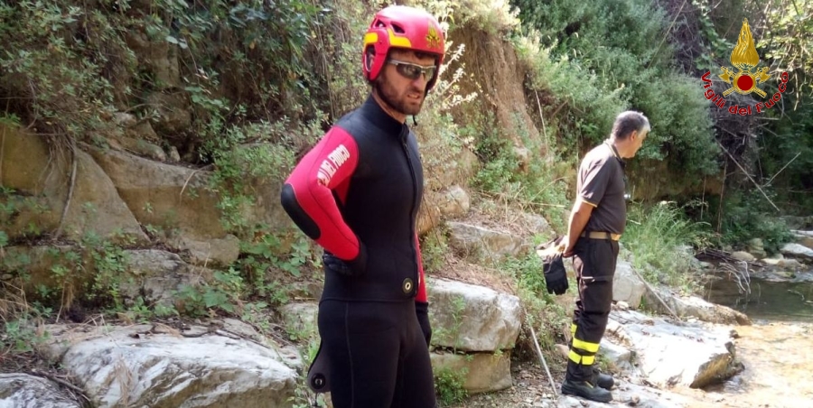 Savona, salvato un daino ferito caduto in un torrente in zona Zuccarello