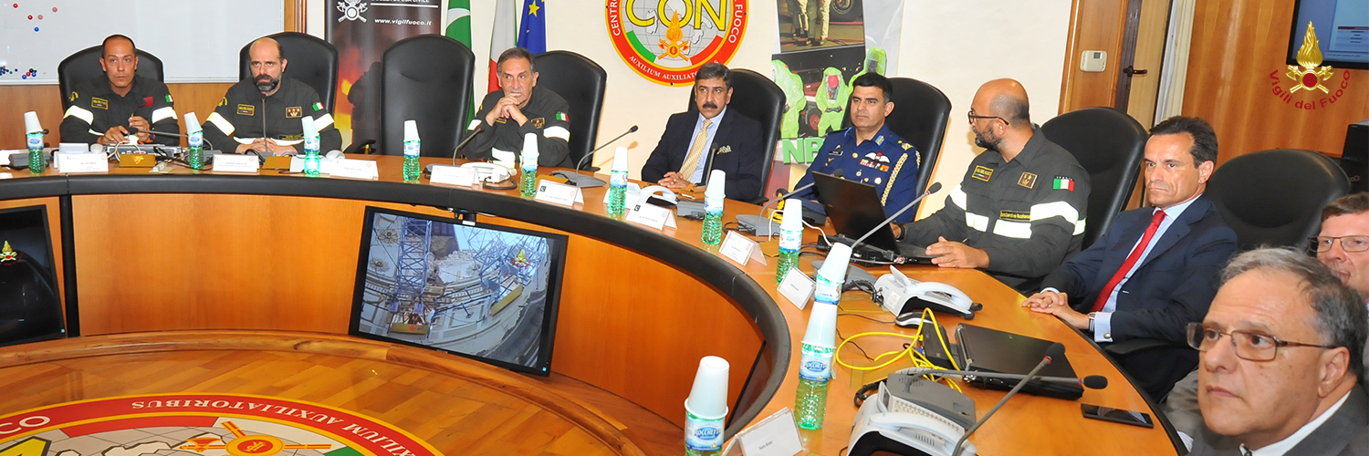 Delegazione pakistana in visita al Centro Operativo dei Vigili del Fuoco