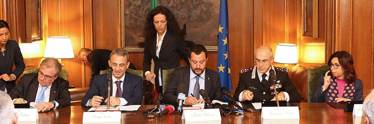 Siglato il protocollo d'intesa per le attività antincendio boschivo a tutela delle aree protette statali