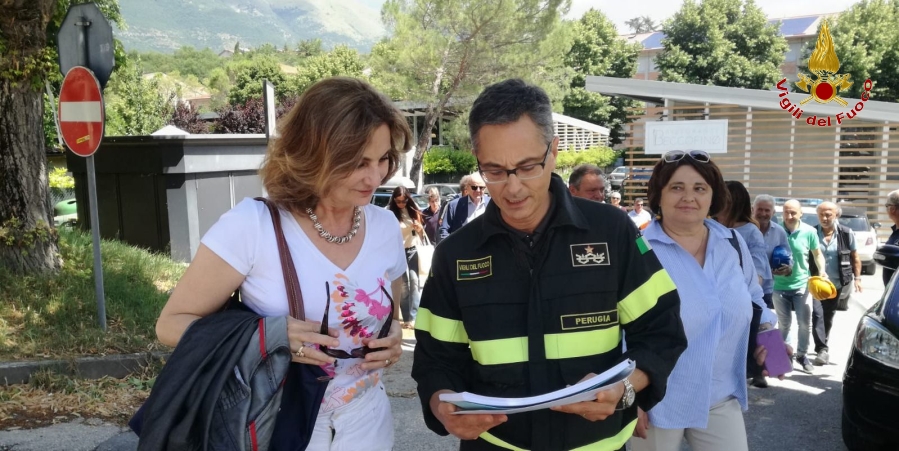 Perugia, visita delegazione Commissione del fondo solidarietà UE a Norcia