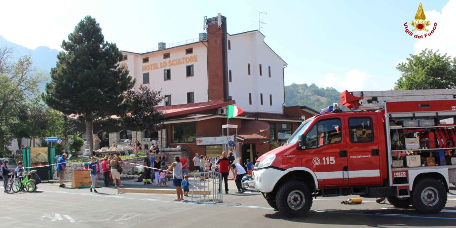 Campobasso, pompieropoli a Campitello Matese