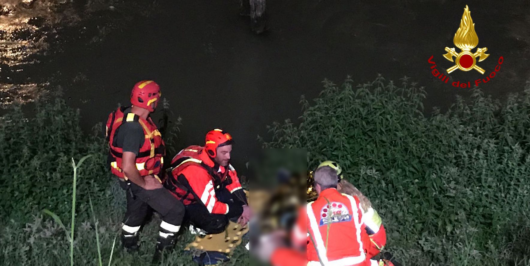 Padova, salvata persona finita nelle acque del naviglio del Brenta