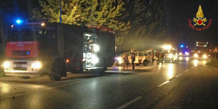 Padova, incidente stradale sulla "SR.308"