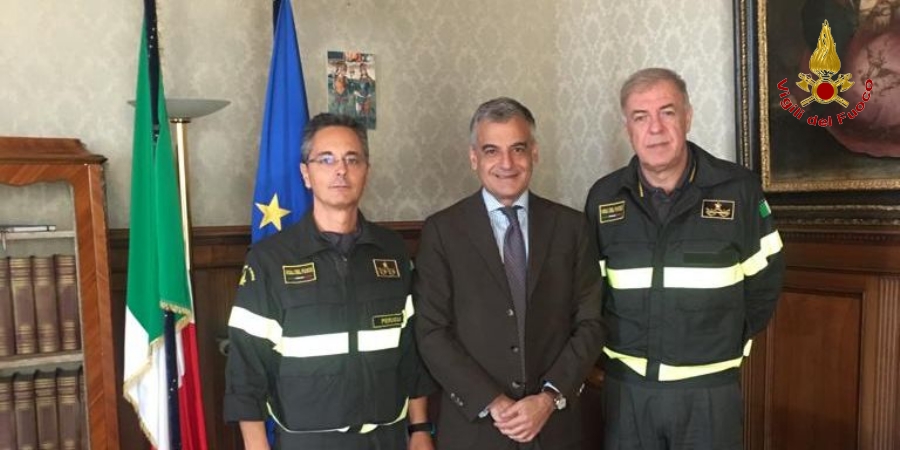 Perugia, passaggio di consegne al vertice del Comando provinciale dei Vigili del Fuoco