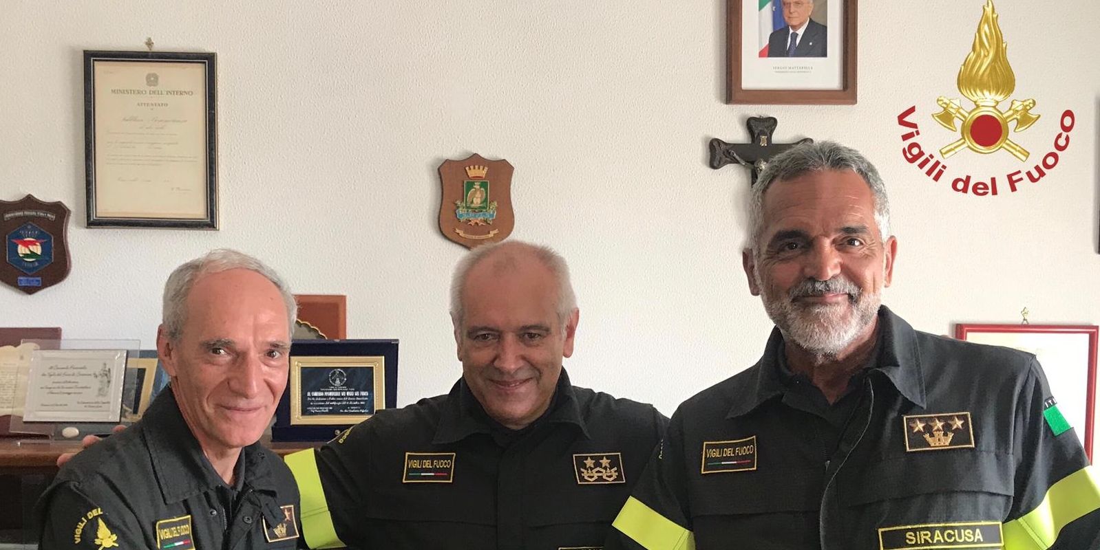 Siracusa, passaggio di consegne al Comando provinciale dei Vigili del Fuoco