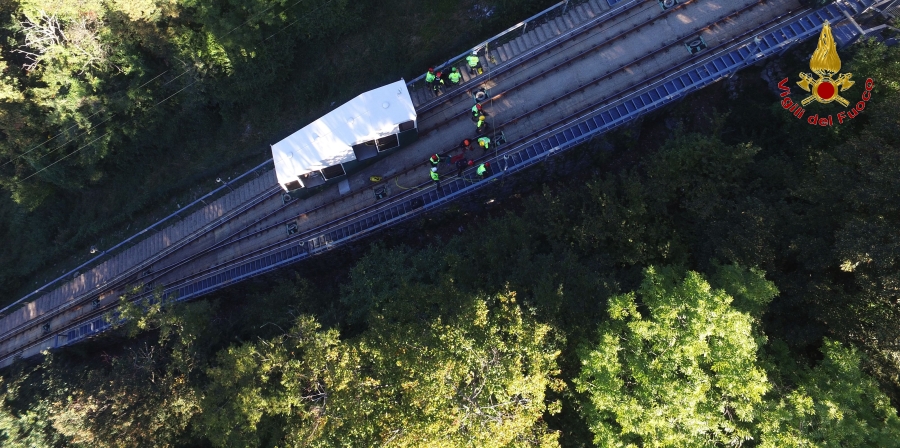 Varese, esercitazione per gli specialisti SAF dei Vigili del Fuoco