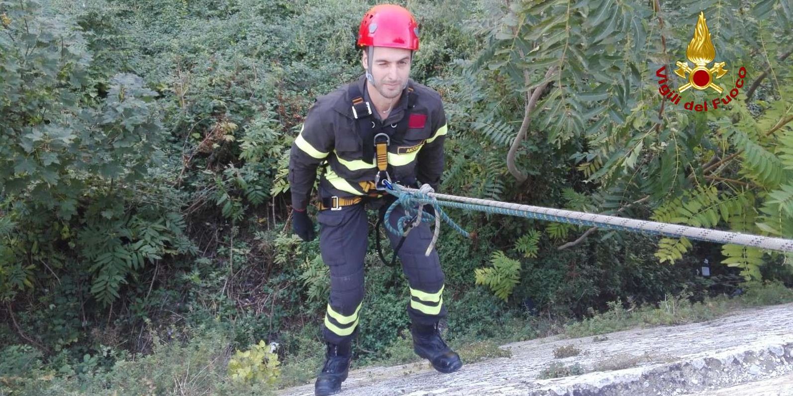 Ancona, intervento dei Vigili del Fuoco ad Arcevia