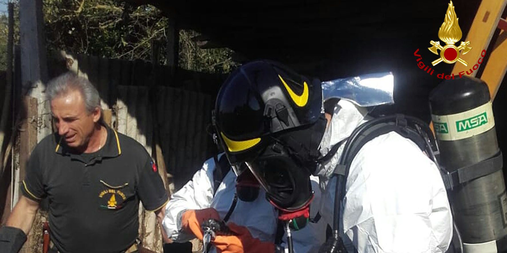 Padova, salvate due mucche cadute in un vascone per il recupero liquame