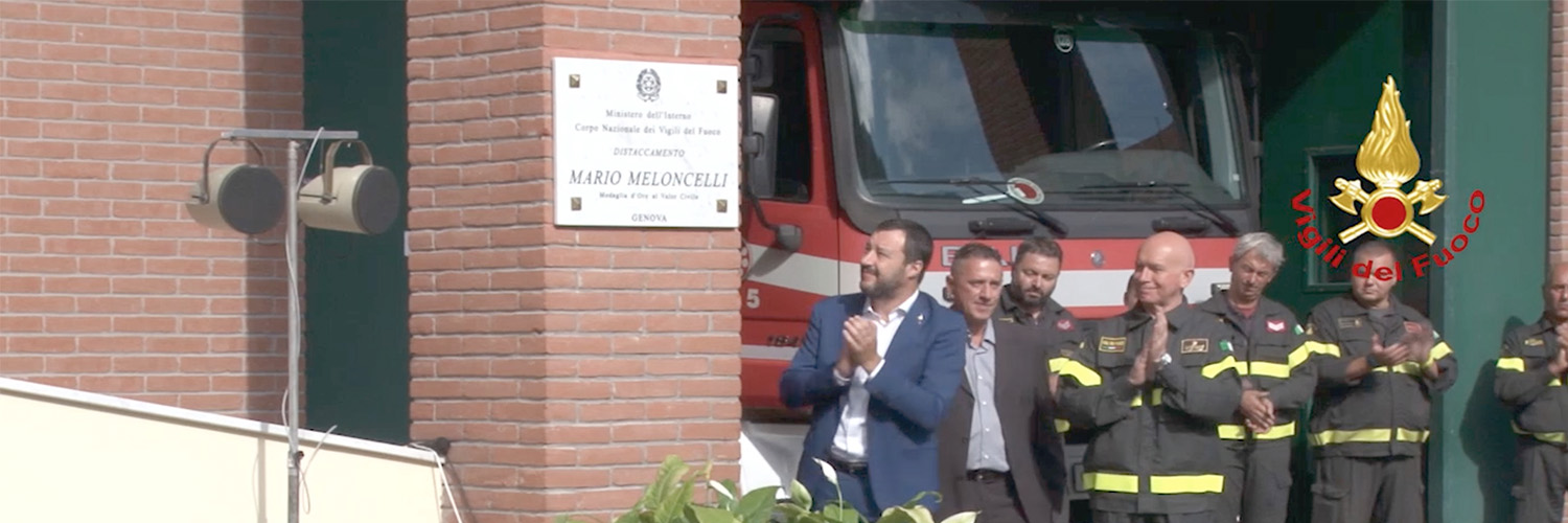 Genova, cerimonia di intitolazione del distaccamento Est alla memoria di Mario Meloncelli