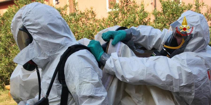 Padova, intervento dei Vigili del Fuoco in un laboratorio di prodotti chimici