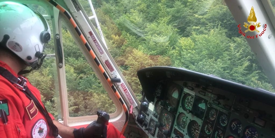 Teramo, aereo da turismo precipita sul versante teramano del Gran Sasso