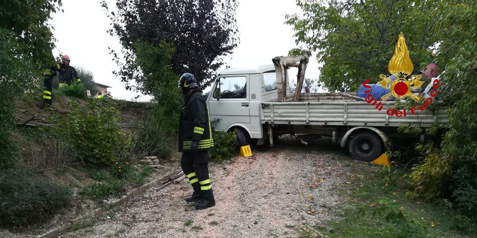 Macerata, incidente stradale nel comune di Tolentino