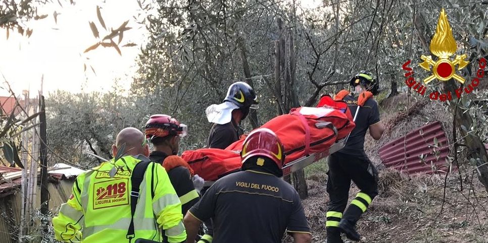 La Spezia, soccorso a persona infortunata a Bolano