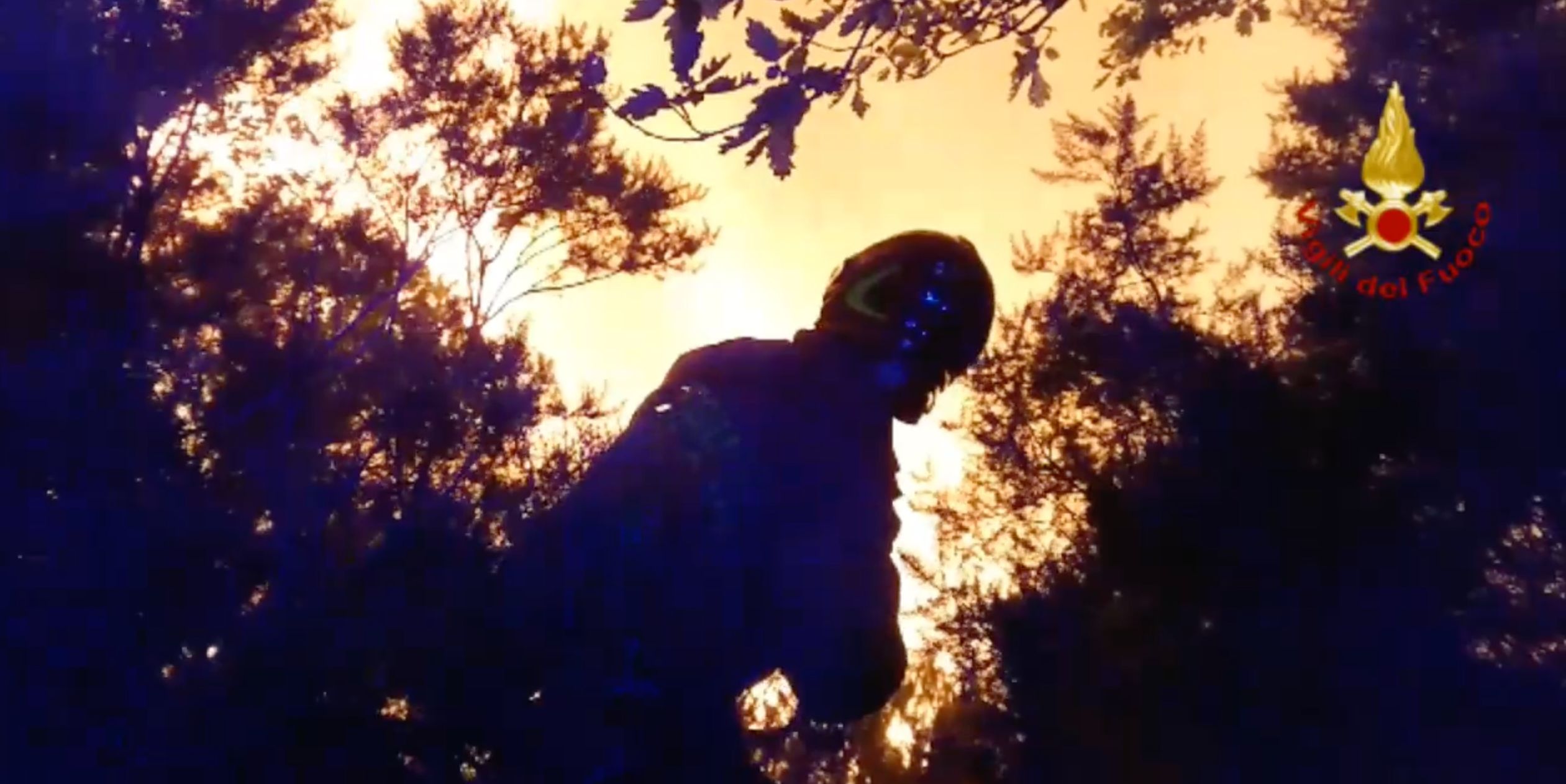 Savona,  vasto incendio boschivo nell'entroterra di Finale Ligure