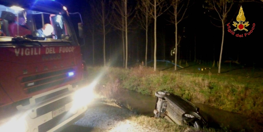 Novara, incidente stradale a Sozzago