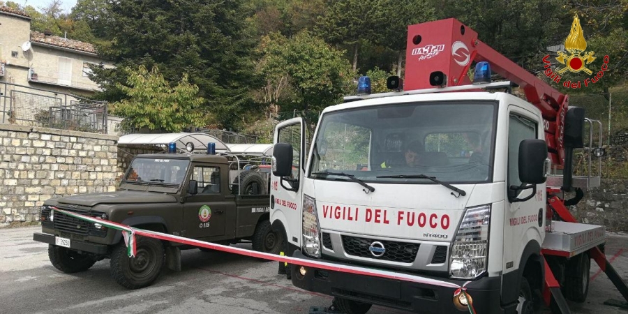 Potenza, nuovi automezzi in dotazione al distaccamento di Terranova di Pollino
