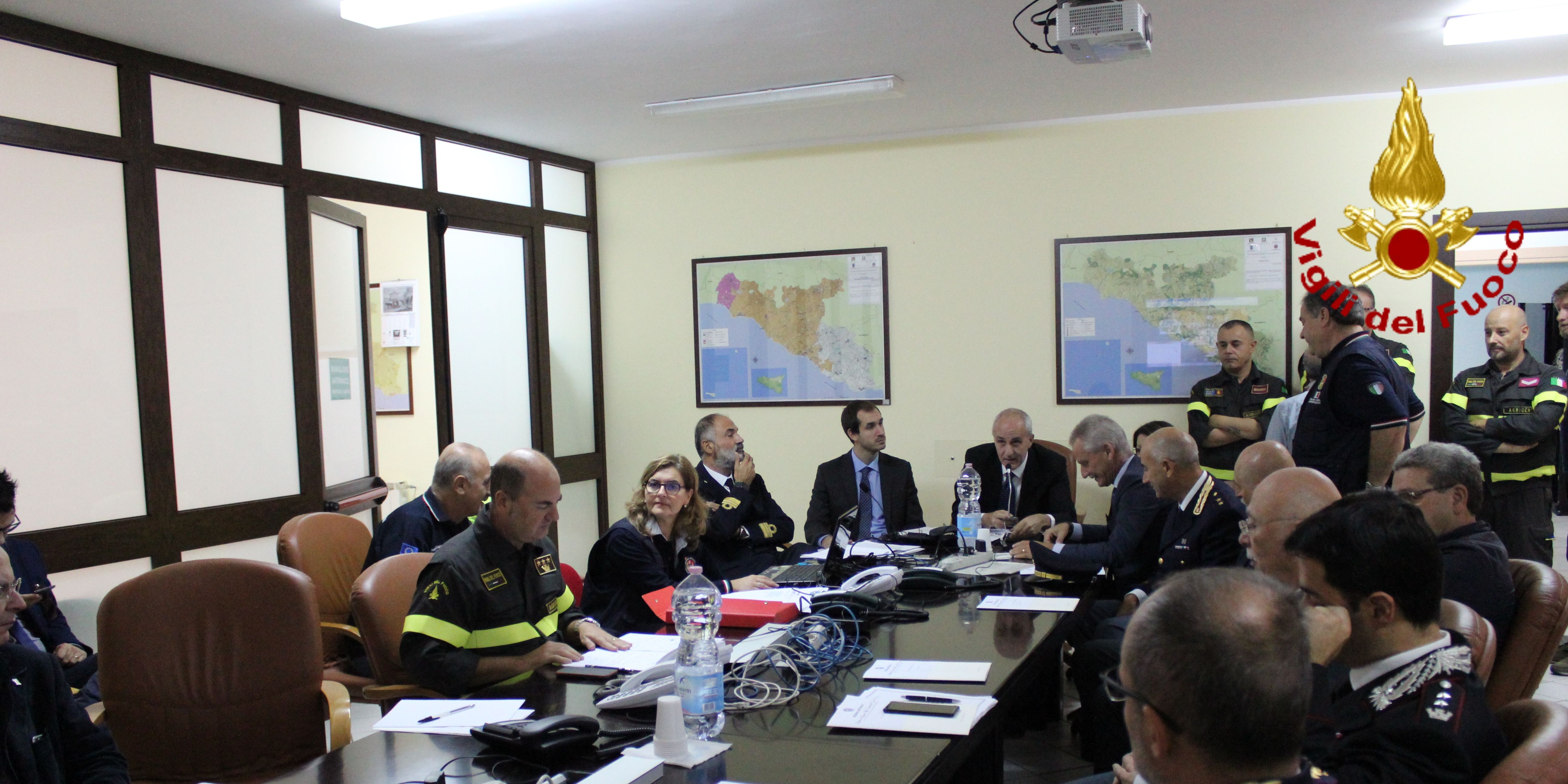 Agrigento. esercitazione di Protezione civile nel 50° anniversario del terremoto del Belice