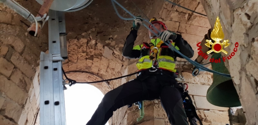 Sassari, messa in sicurezza del campanile della chiesa di Sedini