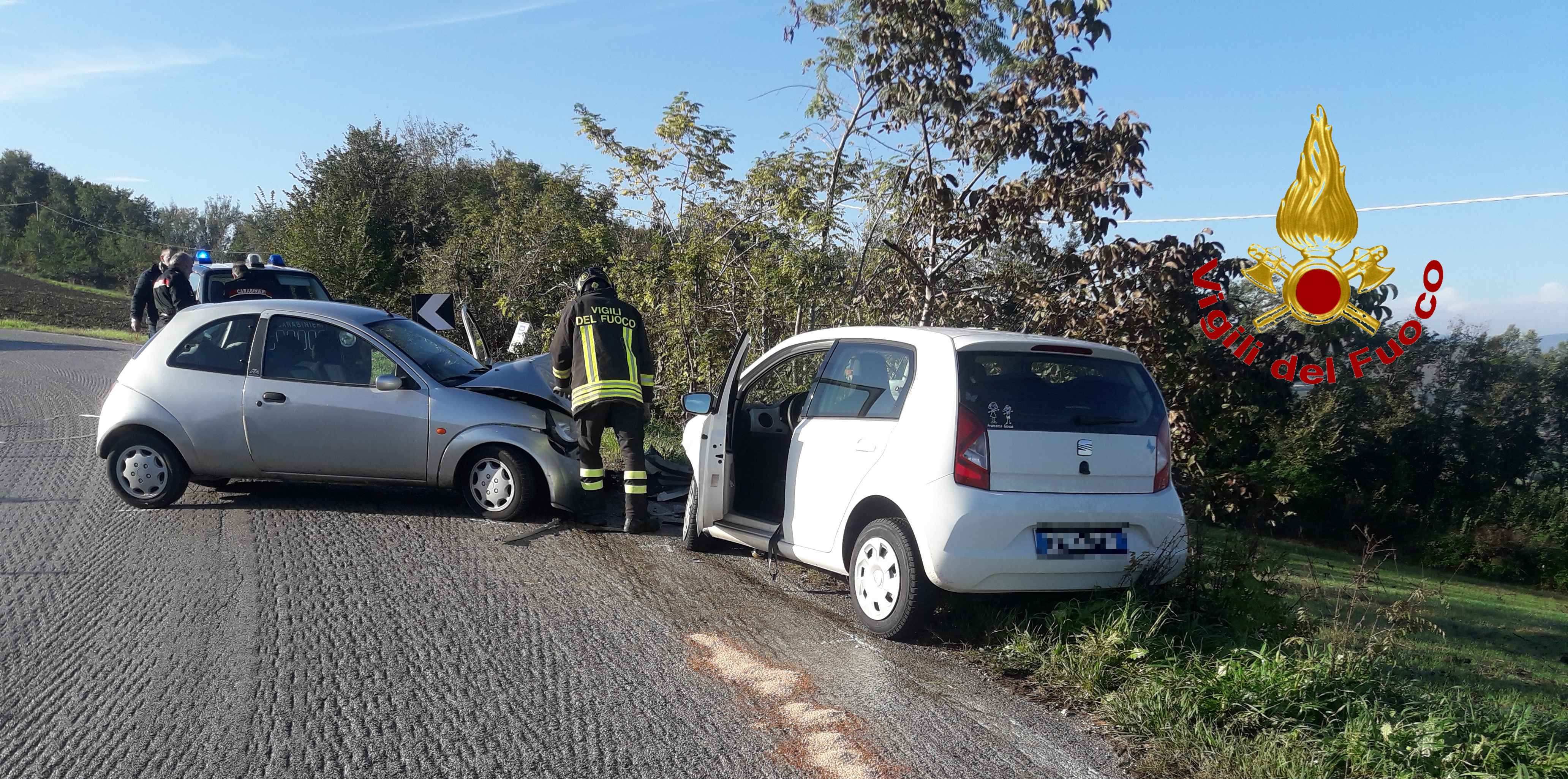 Macerata, incidente stradale nel comune di Tolentino