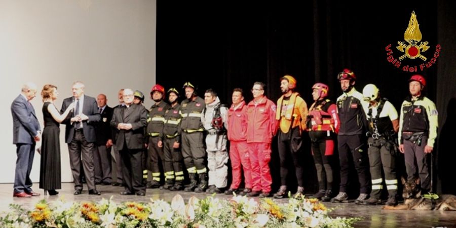 Trapani, il Premio Speciale della città di Marsala conferito al Corpo Nazionale dei Vigili del Fuoco