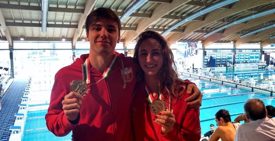 Simona Quadarella e Lorenzo Mora