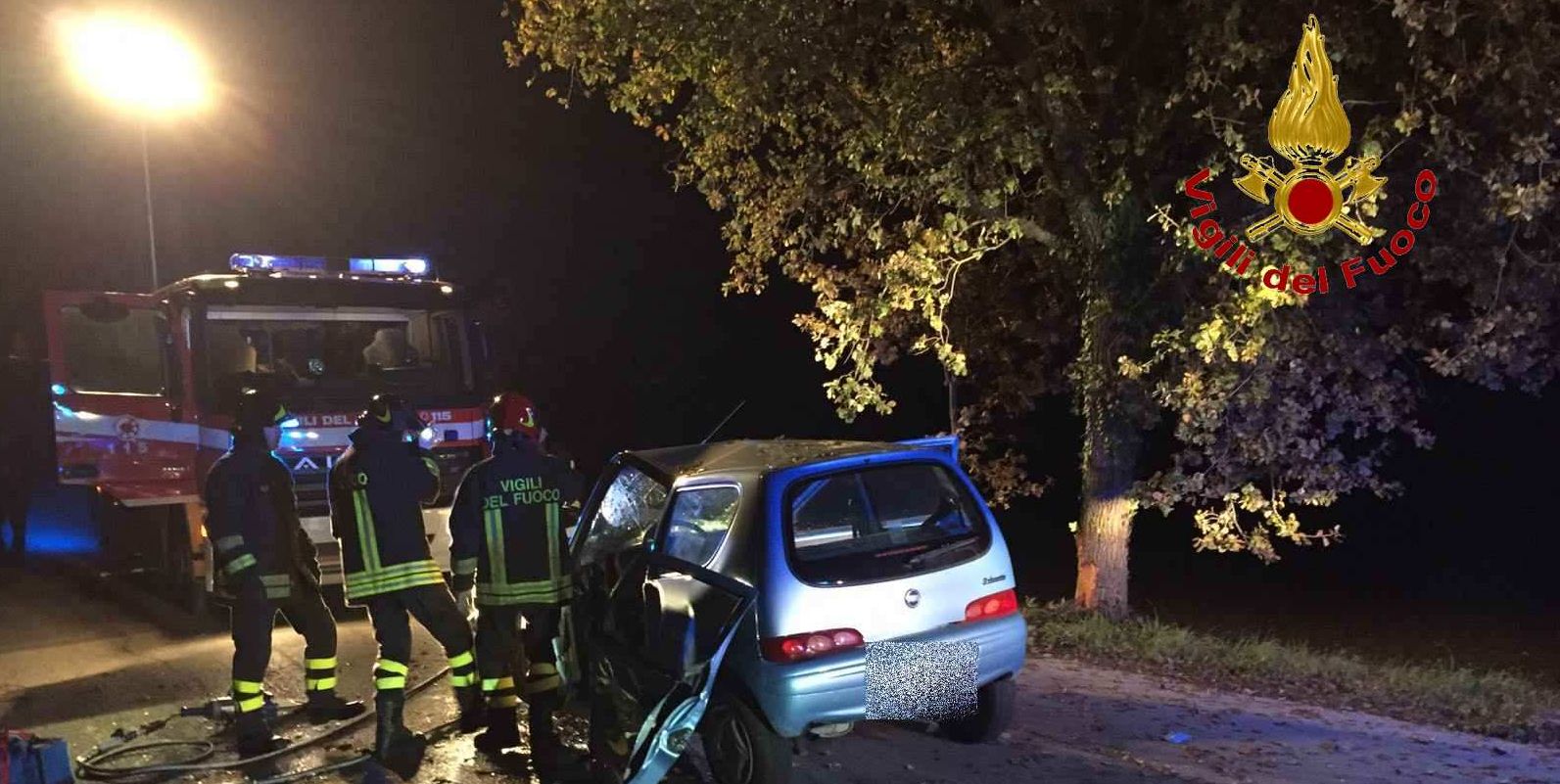 Macerata, incidente stradale nel comune di Montecassiano