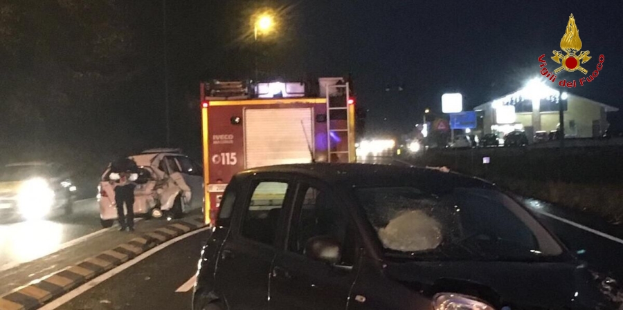 Varese, incidente stradale nel comune di Brenta