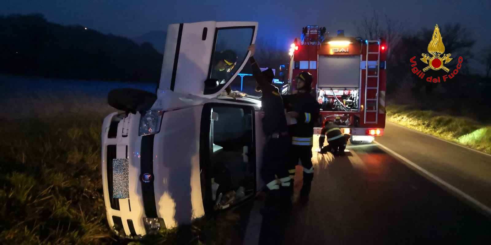 Macerata, incidente stradale nel comune di San Severino Marche