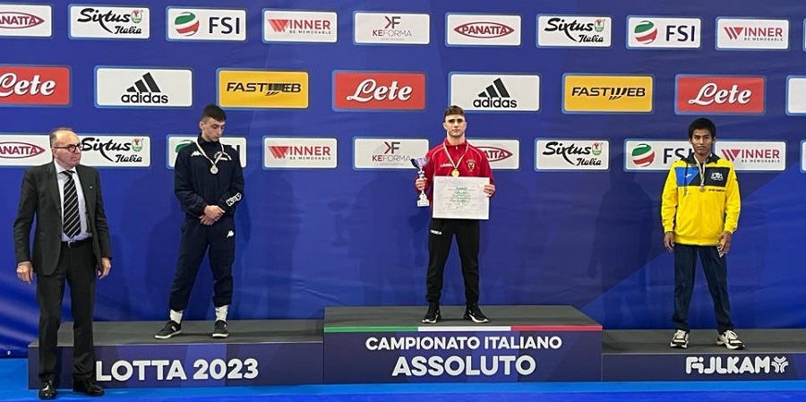 Andrea Martino sul podio