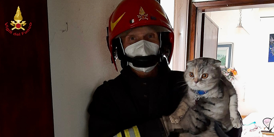 Padova, incendio appartamento